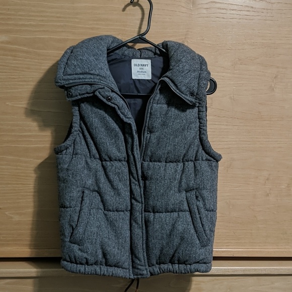 Old Navy Jackets & Blazers - Old Navy Gray Puffy Vest
